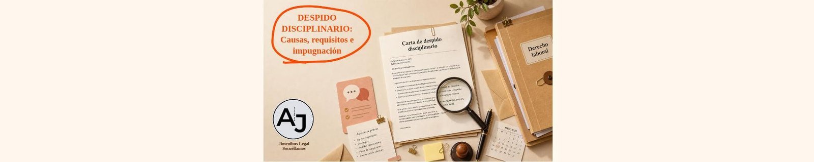 Despido disciplinario - Ana Jiménez abogado en Socuéllamos